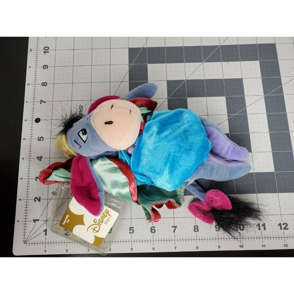 Disney Store Mini Bean Bag Maiden in Distress Eeyore 9" Plush - Winnie The Pooh - Picture 9 of 9